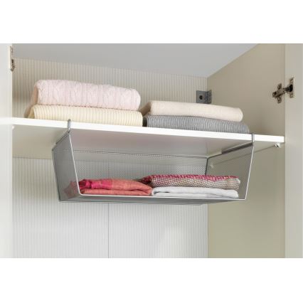 WENKO 53143100 - Košík 49x28 cm stříbrná