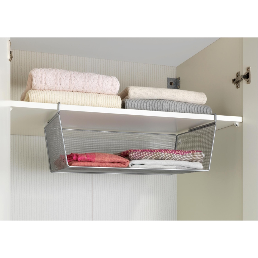 WENKO 53143100 - Košík 49x28 cm stříbrná