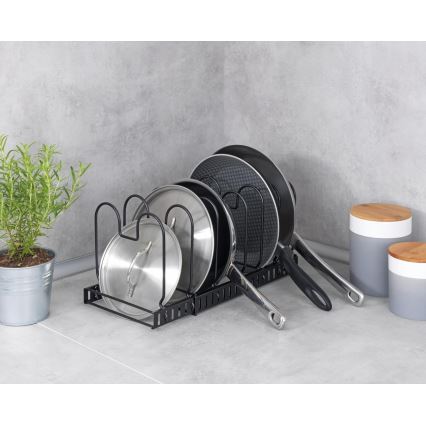 WENKO 53149100 - Držák poklic a pánví 18x18 cm černá