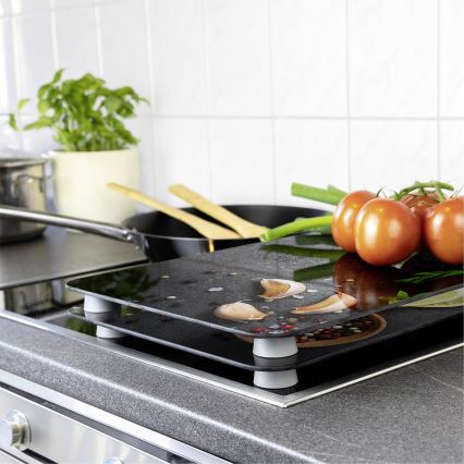 WENKO 53907100 - Kryt varné desky 30x52 cm pestrobarevná/šedá/čirá