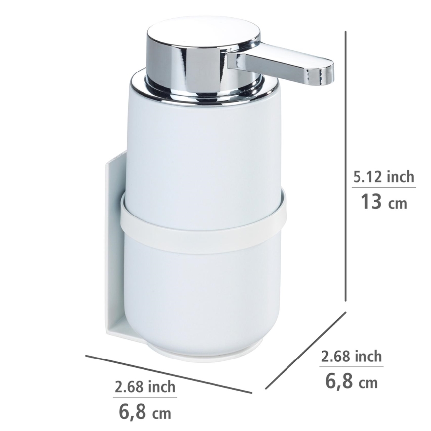 WENKO 54655100 - Dávkovač mýdla WOYA 250 ml bílá/lesk. chrom