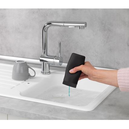 WENKO 54675100 - Dávkovač mýdla EASY SQUEEZ-E 6x14 cm černá