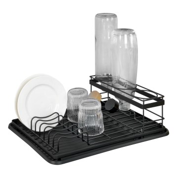 WENKO 54798100 - Odkapávač nádobí AMY 42,5x31,5 cm černá