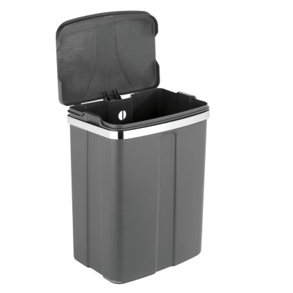 WENKO 54903100 - Koš DOOR-MOUNTED 26x36,5 cm šedá/stříbrná