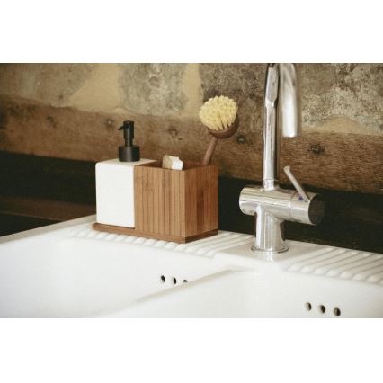 WENKO 54944100 - Dávkovač mýdla MERA 18,5x17 cm hnědá