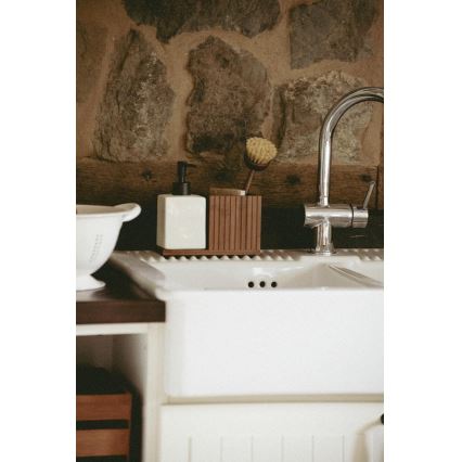 WENKO 54944100 - Dávkovač mýdla MERA 18,5x17 cm hnědá