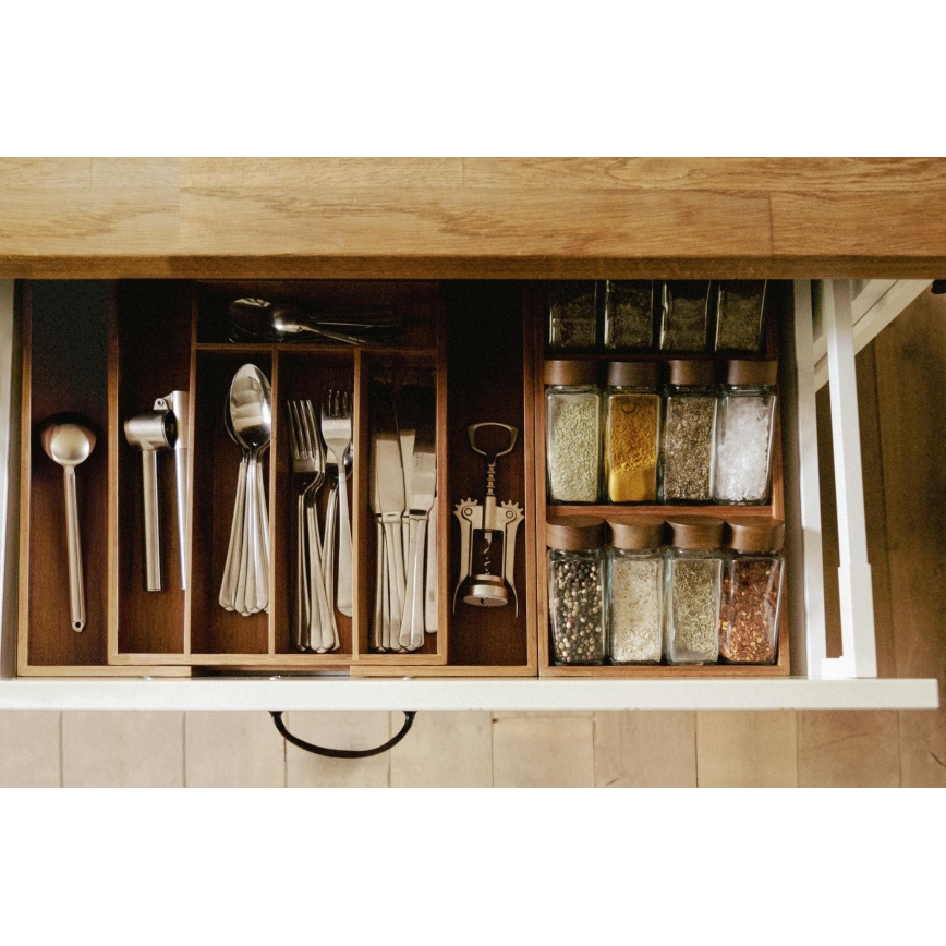 WENKO 54950100 - Kořenkový organizér ANNI 38x20 cm hnědá
