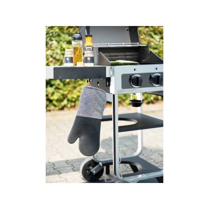 WENKO 55014100-Háček BLACK OUTDOOR KITCHEN 30x6,5 cm černá