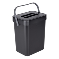 WENKO 55027100 - Odpadkový koš BLACK OUTDOOR KITCHEN 19x24 cm černá/šedá/čirá