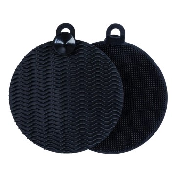 WENKO 55030100 - Houbička BLACK OUTDOOR KITCHEN 12x1,2 cm černá