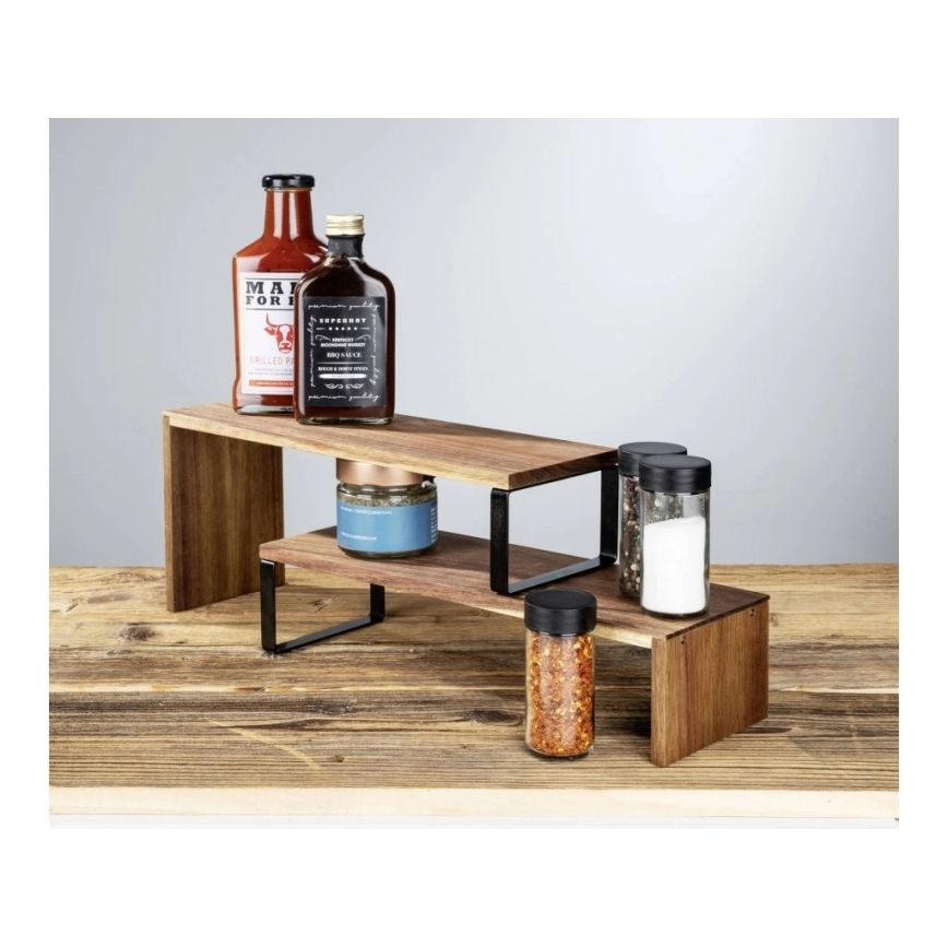 WENKO 55097100-Police BLACK OUTDOOR KITCHEN 36x16 cm hnědá/černá