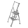 WENKO 601011100 - Schůdky ALU-DESIGN 44x101 cm stříbrná/černá