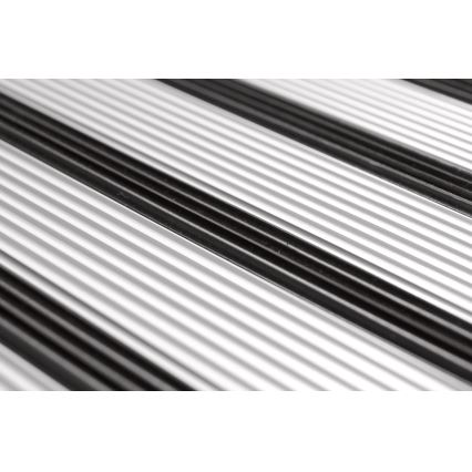 WENKO 601011100 - Schůdky ALU-DESIGN 44x101 cm stříbrná/černá