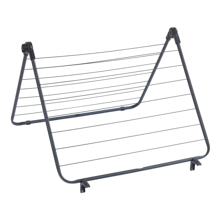 WENKO 63003100 - Sušák na prádlo CHAMPION 65x114 cm černá