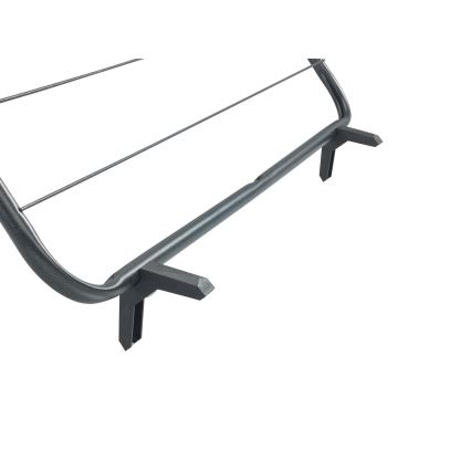 WENKO 63003100 - Sušák na prádlo CHAMPION 65x114 cm černá