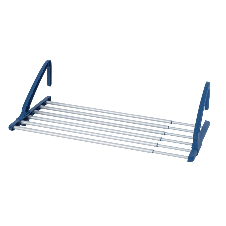 WENKO 63005800 - Sušák prádla 37,5x21 cm nerez/stříbrná/modrá