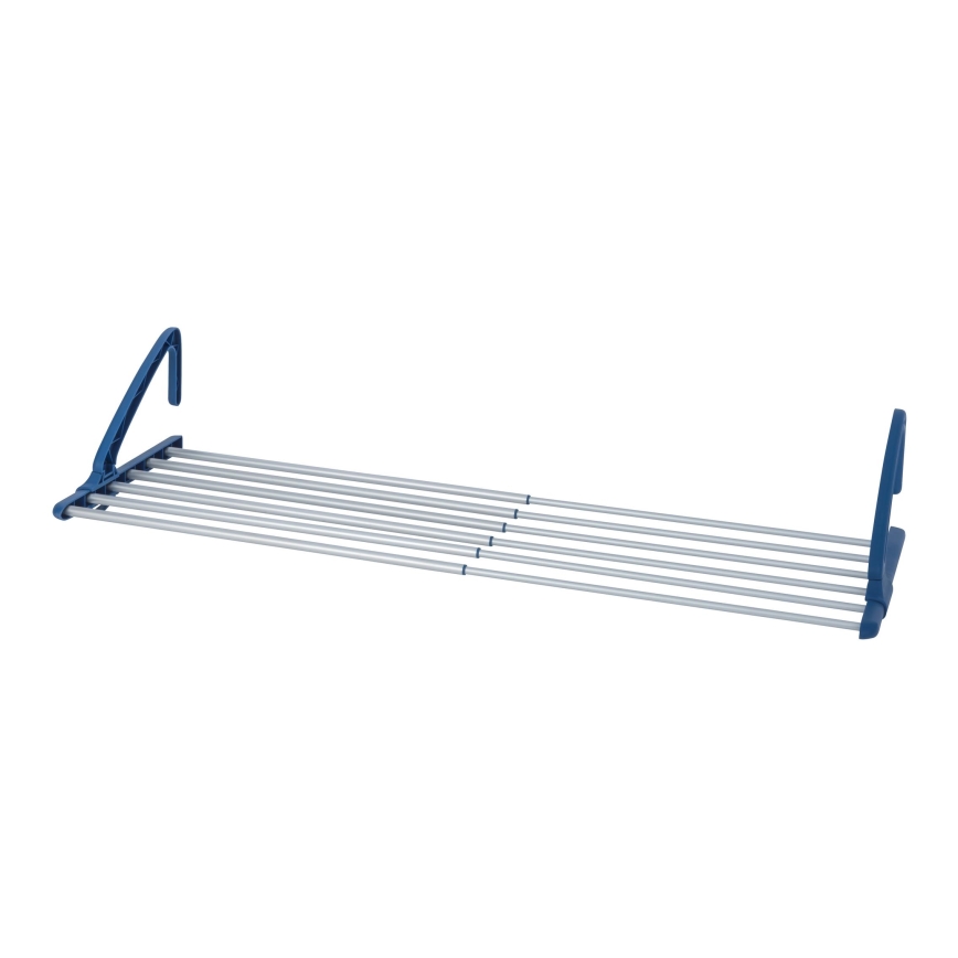 WENKO 63005800 - Sušák prádla 37,5x21 cm nerez/stříbrná/modrá