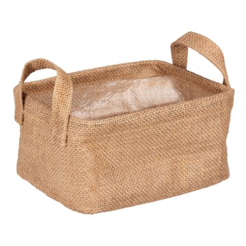 WENKO 64470100 - Koš JUNA 20x15 cm hnědá