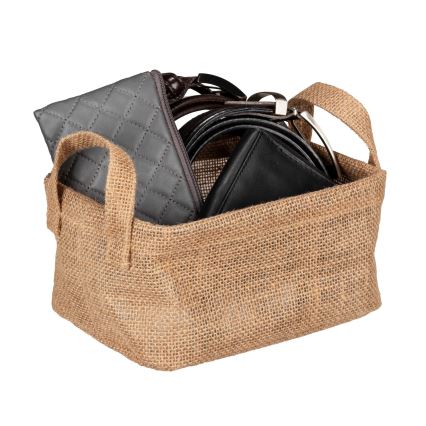 WENKO 64470100 - Koš JUNA 20x15 cm hnědá