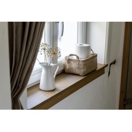 WENKO 64470100 - Koš JUNA 20x15 cm hnědá