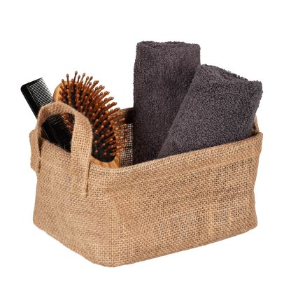 WENKO 64470100 - Koš JUNA 20x15 cm hnědá