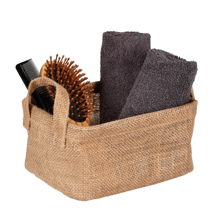 WENKO 64470100 - Koš JUNA 20x15 cm hnědá