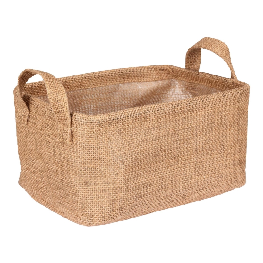 WENKO 64471100 - Koš JUNA 24x17 cm hnědá