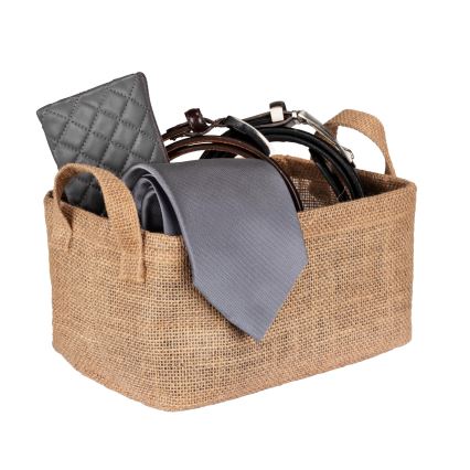 WENKO 64471100 - Koš JUNA 24x17 cm hnědá