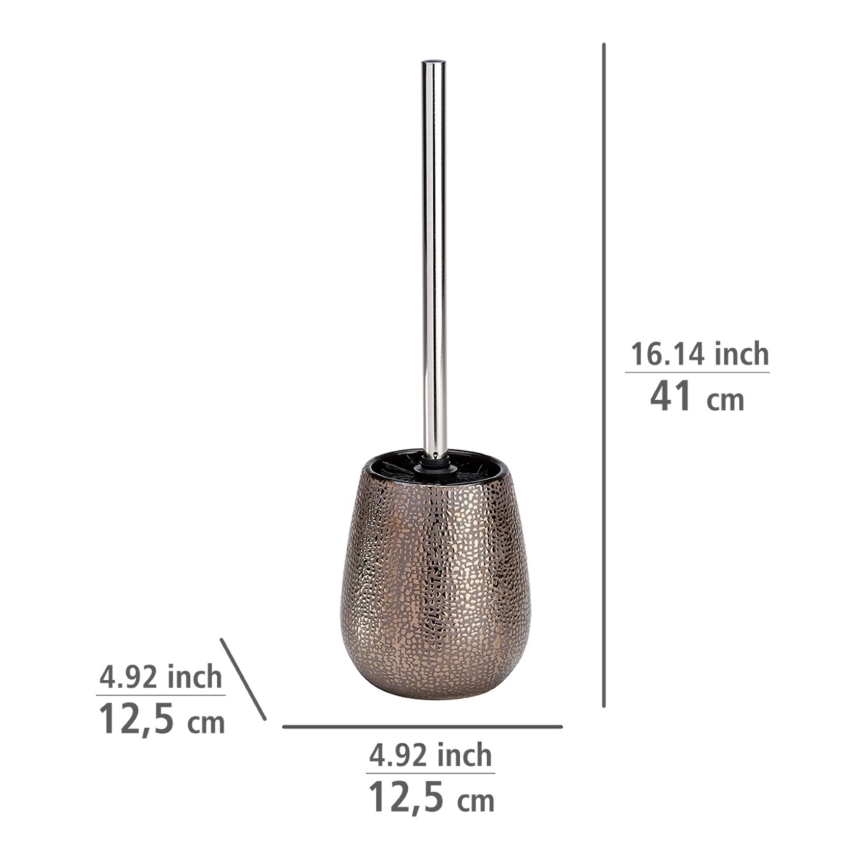 WENKO 69109800 - Koupelnový set MARRAKESH 12,5x41 cm hnědá
