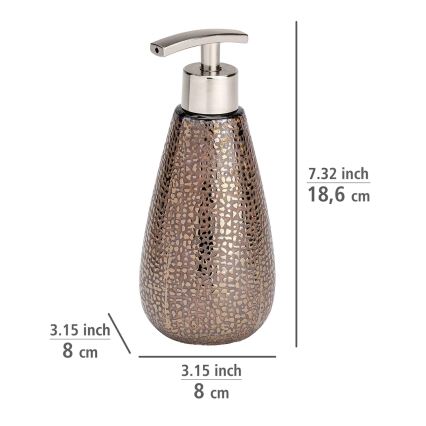 WENKO 69109800 - Koupelnový set MARRAKESH 12,5x41 cm hnědá