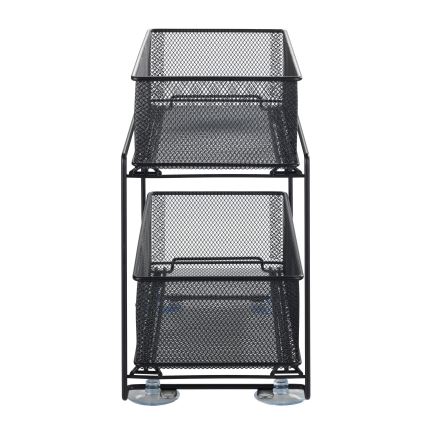 WENKO 69768800 - Držák zásuvky GIOMA 35x33,5 cm černá