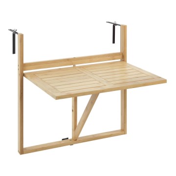 WENKO 69806800 - Stůl WAIKIKI 64x65 cm bílá/hnědá