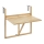 WENKO 69806800 - Stůl WAIKIKI 64x65 cm bílá/hnědá