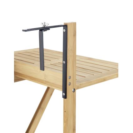 WENKO 69806800 - Stůl WAIKIKI 64x65 cm bílá/hnědá