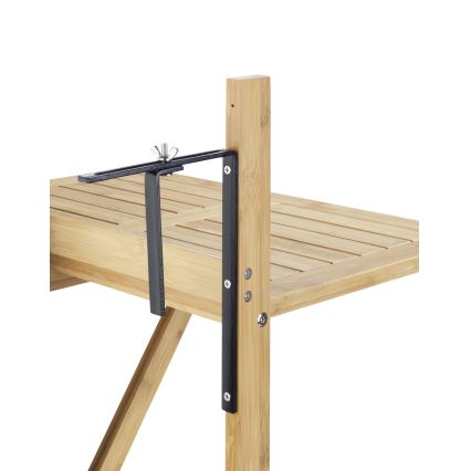 WENKO 69806800 - Stůl WAIKIKI 64x65 cm bílá/hnědá