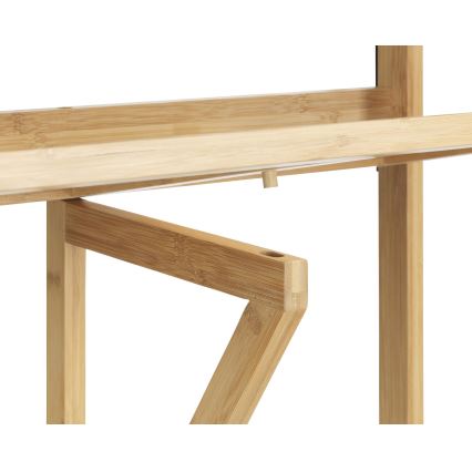 WENKO 69806800 - Stůl WAIKIKI 64x65 cm bílá/hnědá