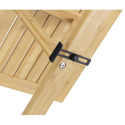 WENKO 69806800 - Stůl WAIKIKI 64x65 cm bílá/hnědá