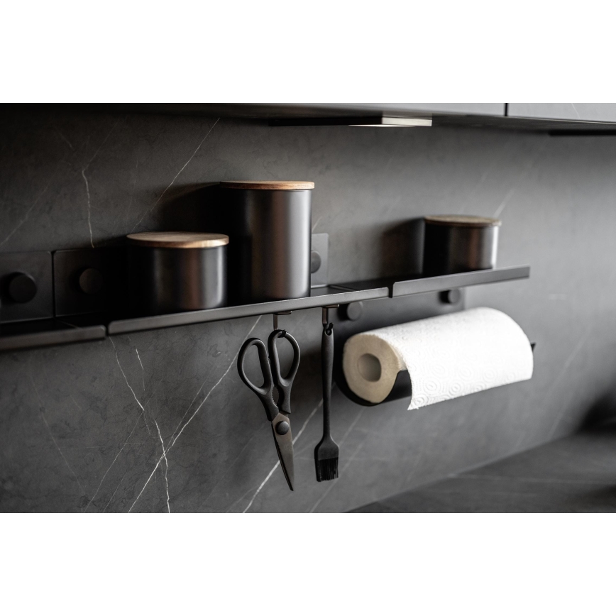 WENKO 71144800 - Držák na roli JET 30x15 cm černá