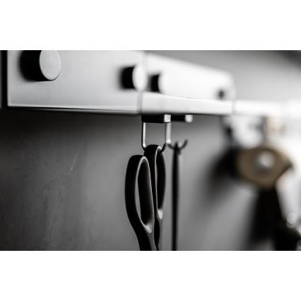 WENKO 71149800 - Háčky JET 2,2x3,9 cm černá/stříbrná