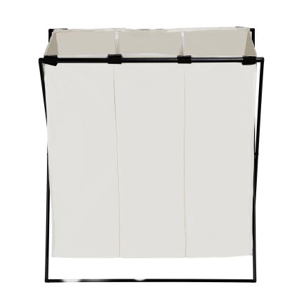 WENKO 71298800 - Koš na prádlo TRIO 69x76 cm krémová/černá