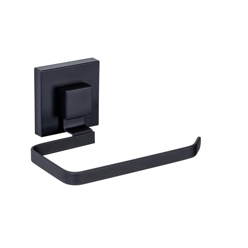 WENKO 71447800 - Držák toaletního papíru VACUUM-LOC QUADRO ED 14x11 cm černá