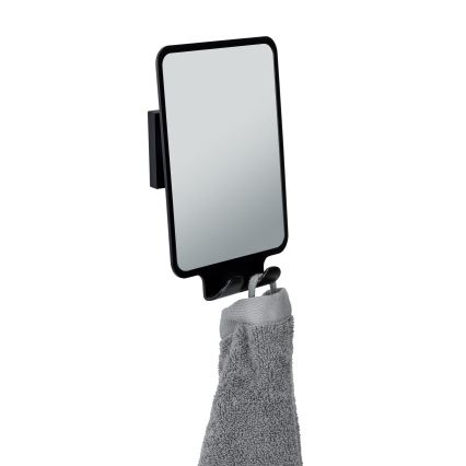 WENKO 71449800 - Zrcadlo VACUUM-LOC QUADRO ED 14x19,5 cm černá