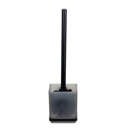 WENKO 71450800 - WC set VACUUM-LOC QUADRO ED 9,5x37 cm černá