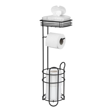 WENKO 71451800 - Držák toaletního papíru 16x59 cm černá