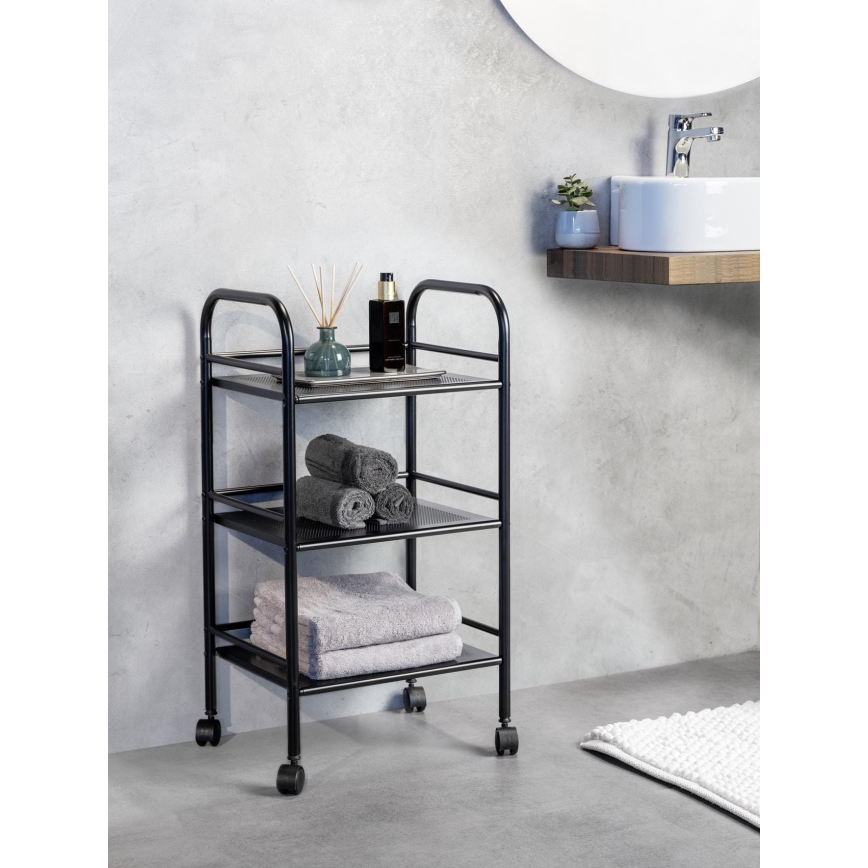 WENKO 71560800 - Vozík 41x75 cm černá