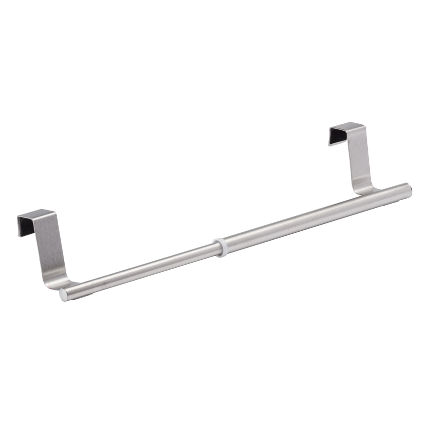 WENKO 79173100 - Držák ručníků TELESCOPE 7x6 cm nerez/stříbrná/černá