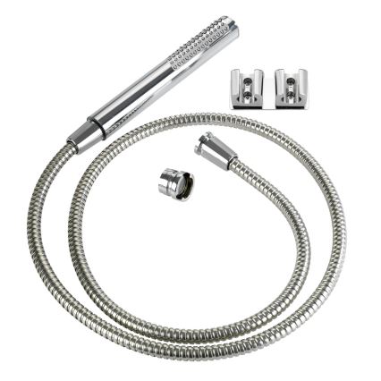 WENKO 81340100 - Sprcha DUO 170x2,7 cm lesklý chrom/stříbrná/šedá