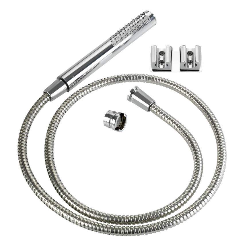 WENKO 81340100 - Sprcha DUO 170x2,7 cm lesklý chrom/stříbrná/šedá