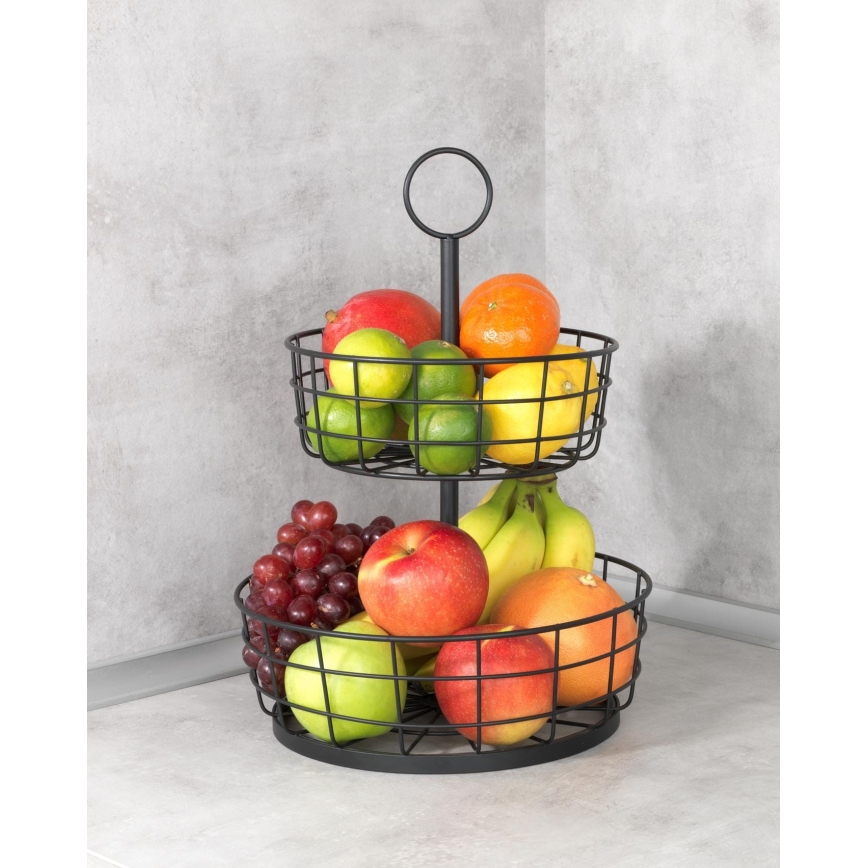 WENKO 88740800 - Košík LOFT 28x39 cm černá