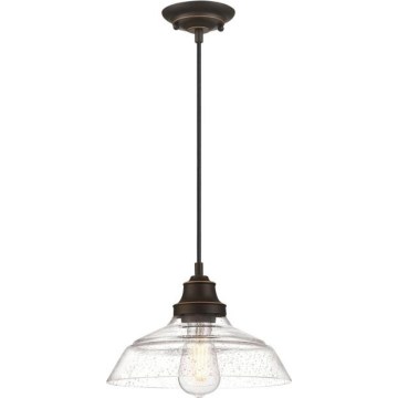 Westinghouse 6116640 - Lustr na lanku IRON HILL 1xE27/60W/230V pr. 28 cm